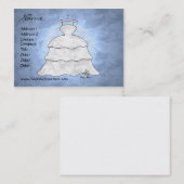 3つの層のタフタの名刺 名刺 (正面/裏面)