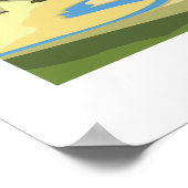 3つの崖の湾 – 鉄道ポスター ポスター (角)