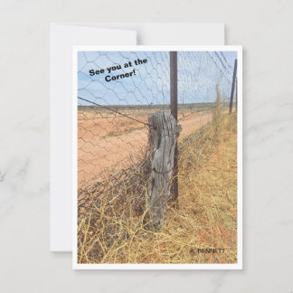 3つの州が交わるコーナーからの画像。 ポストカード