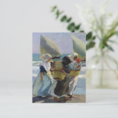 3つの帆-ホアキンSorolla ポストカード (スタンド正面)