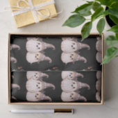 3つの幽霊グレイ魔女の帽子パターンハロウィーン 薄葉紙 (ギフト)