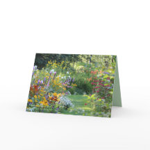 3つの庭が交わるグリーティングカード