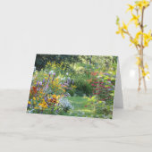 3つの庭が会うところ カード (黄色い花)