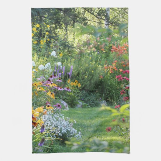 3つの庭が会うところ キッチンタオル (縦)