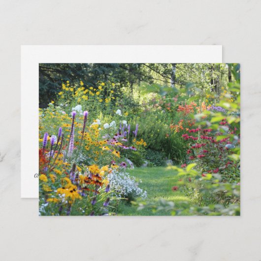 3つの庭園が出会う場所 ポストカード (正面/裏面)