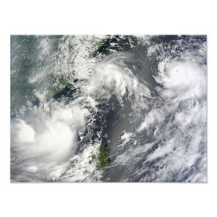 3つの強い嵐 フォトプリント