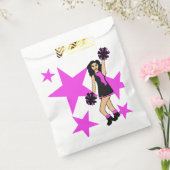 3つの応援カスタムホワイトフェイバーバッグピンク#1 フェイバーバッグ (封をした状態)