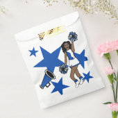 3つの応援カスタムホワイトフェイバーバッグブルー#1 フェイバーバッグ (封をした状態)