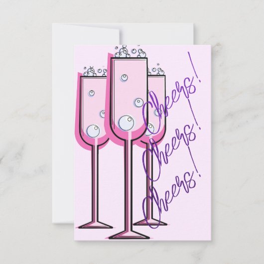 3つの応援バチェロレッテ招待状 招待状 (正面)