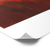 3つの抽象芸術ケシ ポスター (角)