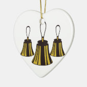 3つの振鈴 セラミックオーナメント (左)
