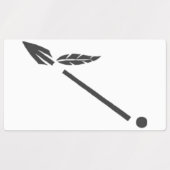 3つの放射線ラベル ラベル (デザイン1)