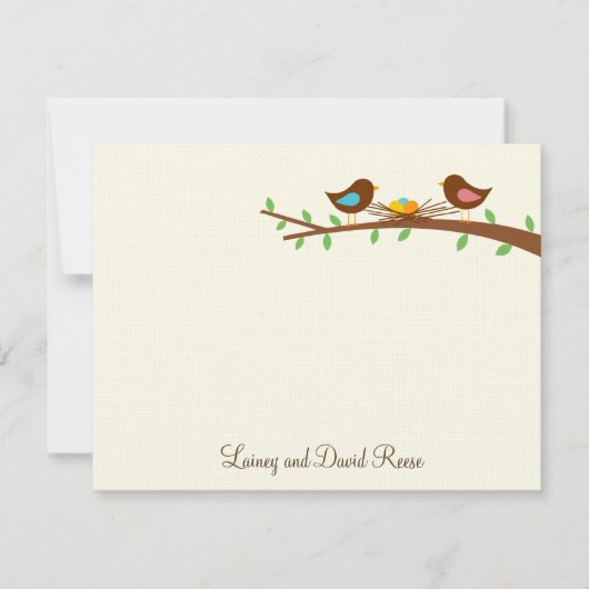 3つの新しいエッグフラットサンキューカード サンキューカード (正面)