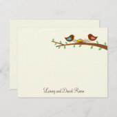 3つの新しいエッグフラットサンキューカード サンキューカード (正面/裏面)