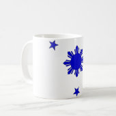 3つの星及び日曜日 コーヒーマグカップ (正面左)