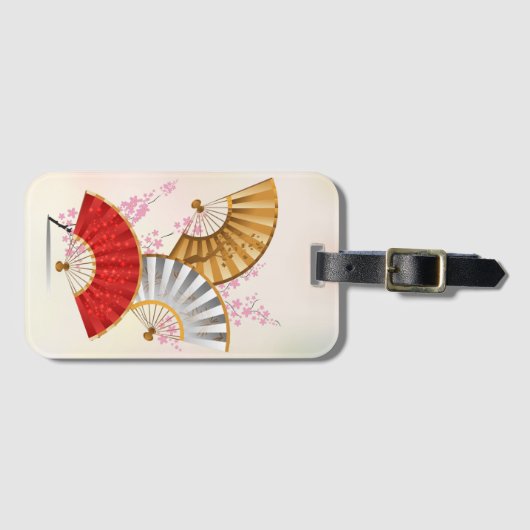 3つの春ファン ラゲッジタグ (正面横)