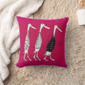 3つの服を着たアヒルの漫画のパン クッション (ブランケット)