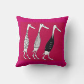 3つの服を着たアヒルの漫画のパン クッション (裏面)