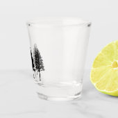3つの木のショットガラス ショットグラス (右)