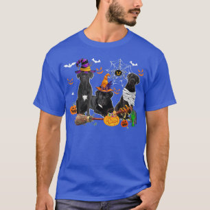 3つの杖コルソドッグハローウィーンミイラ Tシャツ