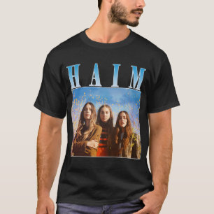 3つの枝ポップ・アートのを含むアメリカのロックバンドHaim H Tシャツ