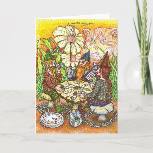 3つの格言の挨拶状 カード (正面)