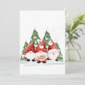 3つの格言クリスマス招待状 招待状 (スタンド正面)