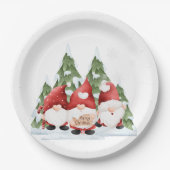 3つの格言クリスマス紙プレート ペーパープレート (正面)
