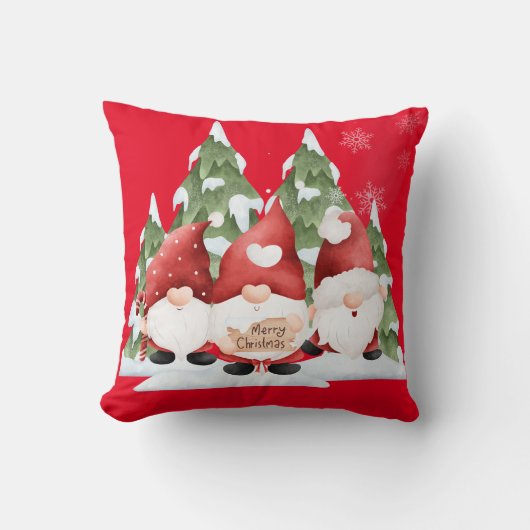 3つの格言クリスマス装飾用クッション クッション (正面)