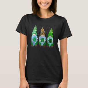 3つの格言シャムロックスバッファロープレイドヒョウSt Pa Tシャツ