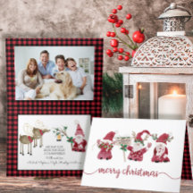 3つの格言トナカイの水の色クリスマスプレイド