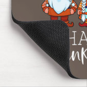 3つの格言ハッピー感謝祭格言秋格言 マウスパッド (コーナー)