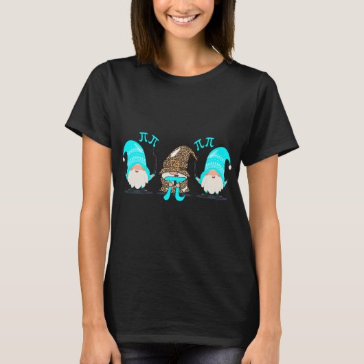 3つの格言ハッピーPi日Math lovers先生Math Tシャツ (正面)