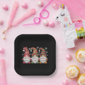 3つの格言バッファロープレイドレッドクリスマス ペーパープレート (パーティー)