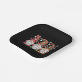 3つの格言バッファロープレイドレッドクリスマス ペーパープレート (傾斜あり)