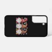 3つの格言バッファロープレイドレッドクリスマス SAMSUNG GALAXYケース (裏面横)