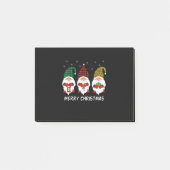 3つの格言バッファローplaid赤ヒョウのクリスマスF ポストイット (正面)