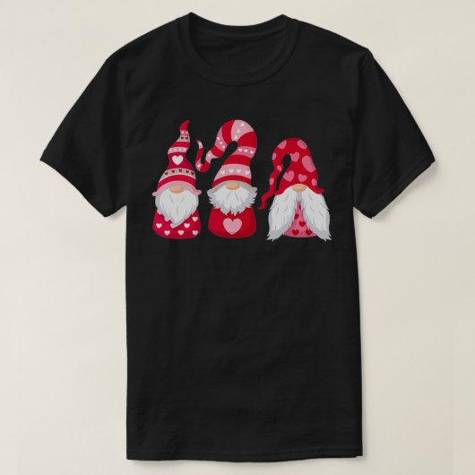 3つの格言保持ハートヒョウ幸せバレンタイン Tシャツ (デザイン正面)