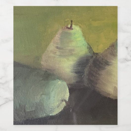 3つの梨 ワインラベル (シングルラベル)