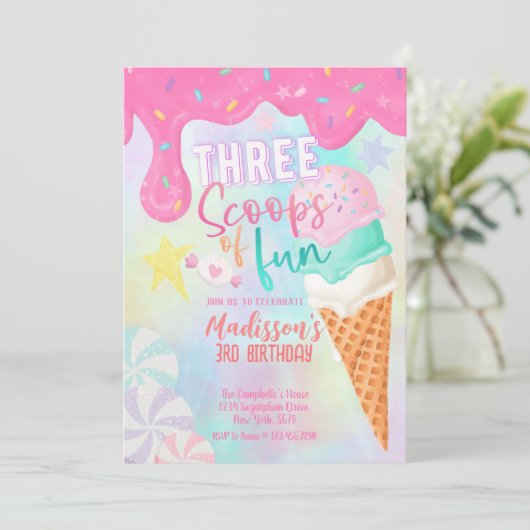 3つの楽しいスコップ 招待状 (スタンド正面)