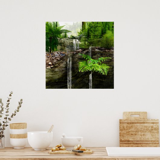 3つの水秋 ポスター (キッチン)