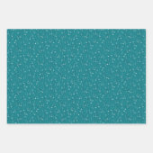 3つの沿岸クリスマスセット ラッピングペーパーシート (正面3)