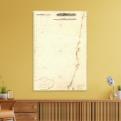 3つの海岸沿いのビュー，チリ キャンバスプリント (インサイチュ (リビング))