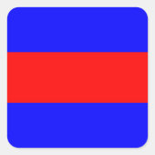 3つの海航海のアルファベット番号の記号fla スクエアシール (正面)