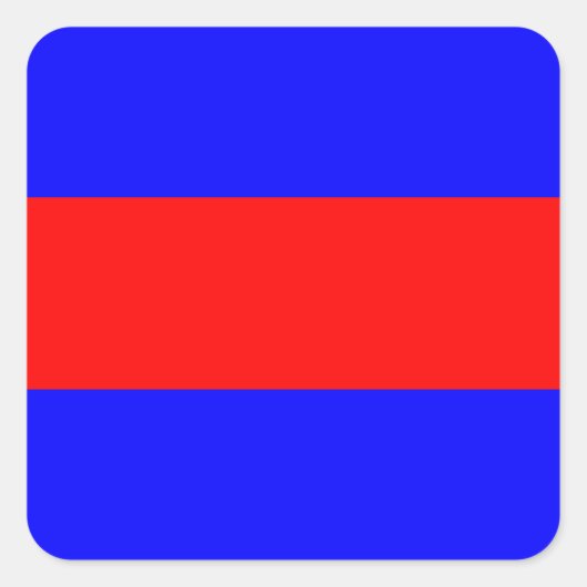 3つの海航海のアルファベット番号の記号fla スクエアシール (正面)