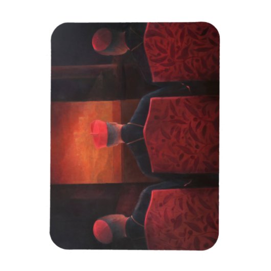 3つの深紅色2012 マグネット (縦)