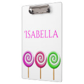 3つの渦巻き状ポップクリップボード クリップボード (左)