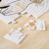 3つの猫ちゃんと花パズル ジグソーパズル (側面)