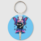 「3つの猫ちゃん」キーチェーン キーホルダー (正面)