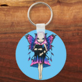 「3つの猫ちゃん」キーチェーン キーホルダー (正面)